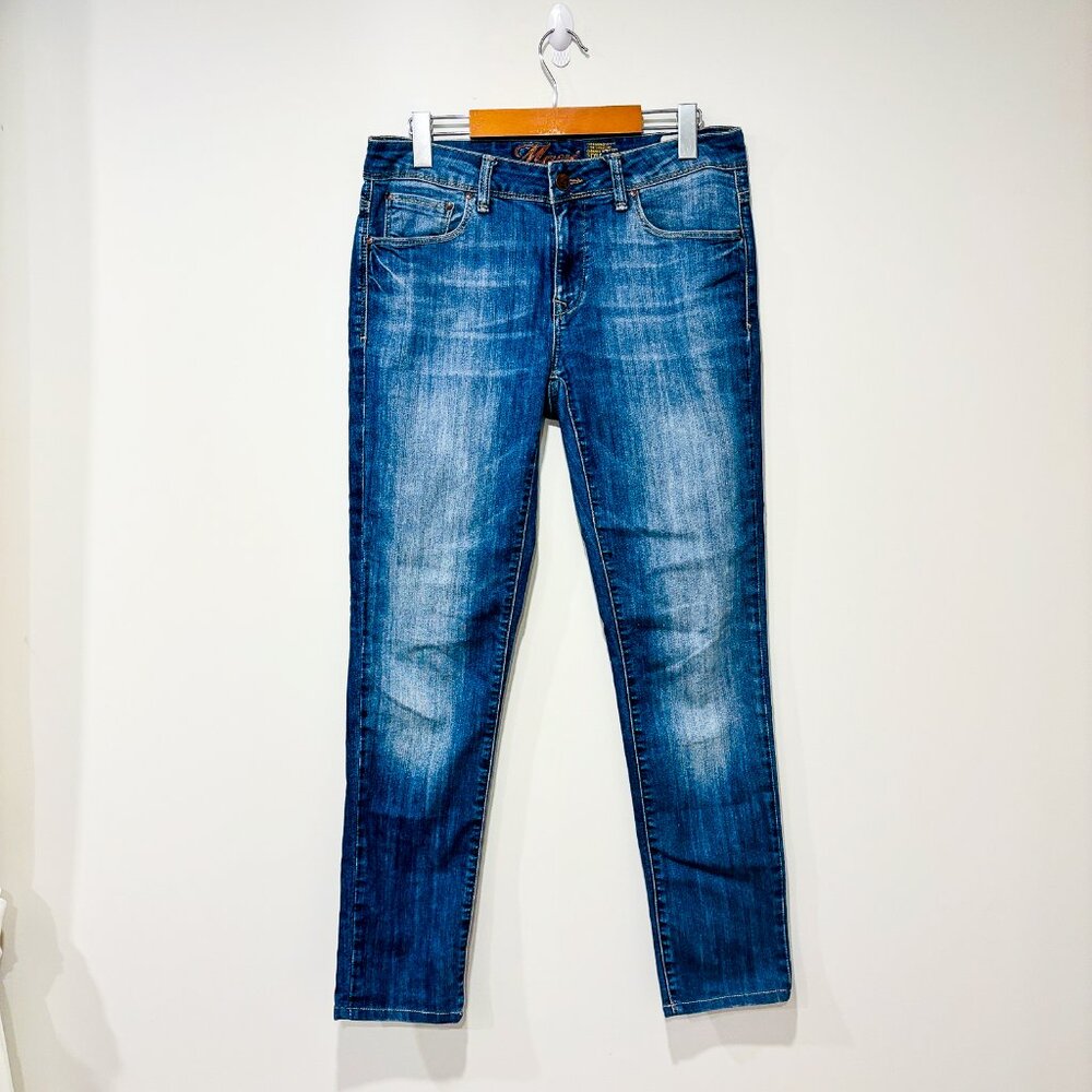 MAVI Alexa Blue Mid‎ Rise Skinny Jeans Faded Wash Stretch Size 30